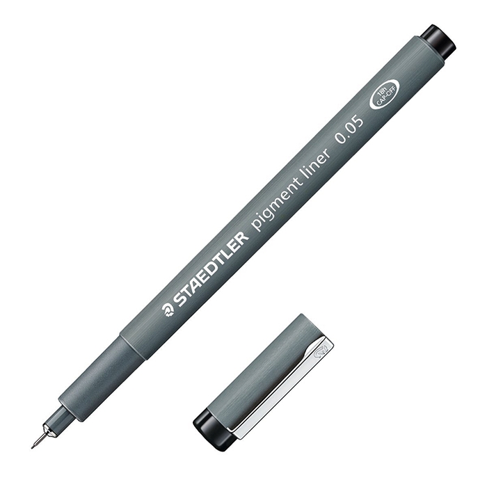 Staedtler Pigment Liner 0.05mm Black #308 005-9