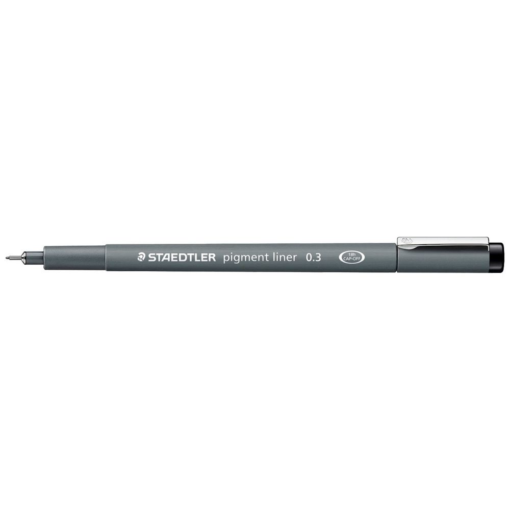 Staedtler Pigment Liner 0.3mm Black #308 03-9