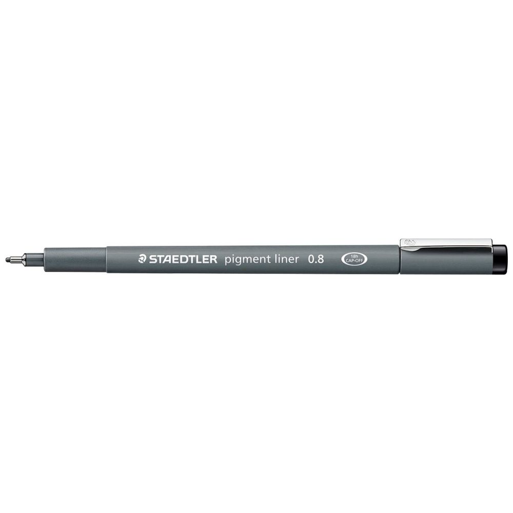 Staedtler Pigment Liner 0.8mm Black #308 08-9