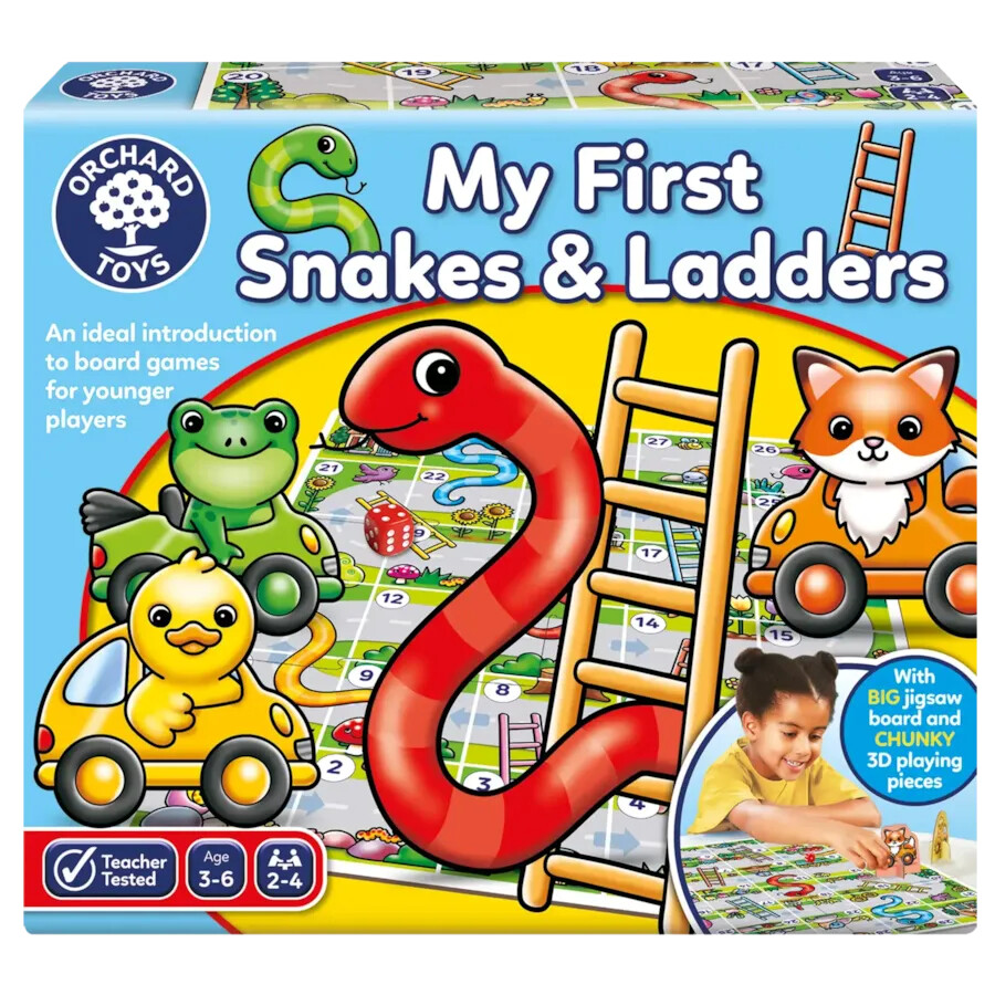 My First Snakes & Ladders Board Game 3-6yrs