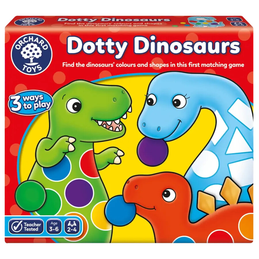 Dotty Dinosaurs Shape & Colour Matching Game 3-6yrs