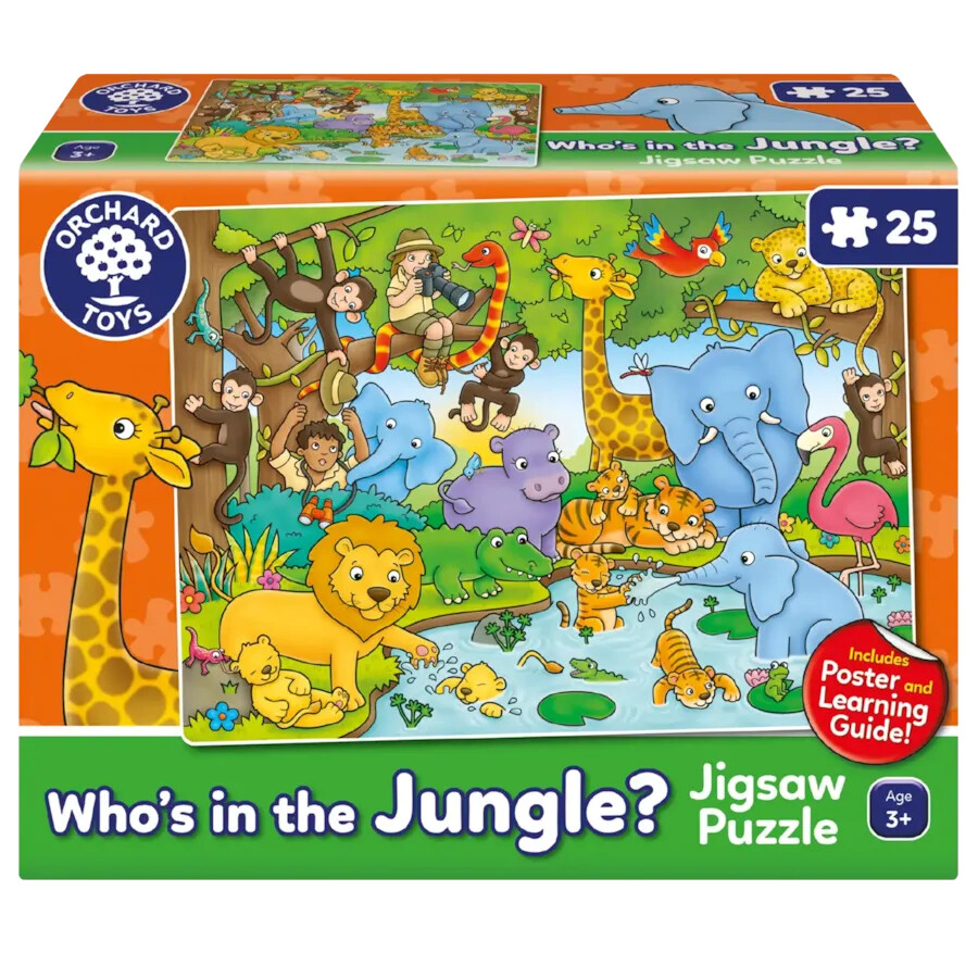 Who's In The Jungle 25pc Puzzle 3+
