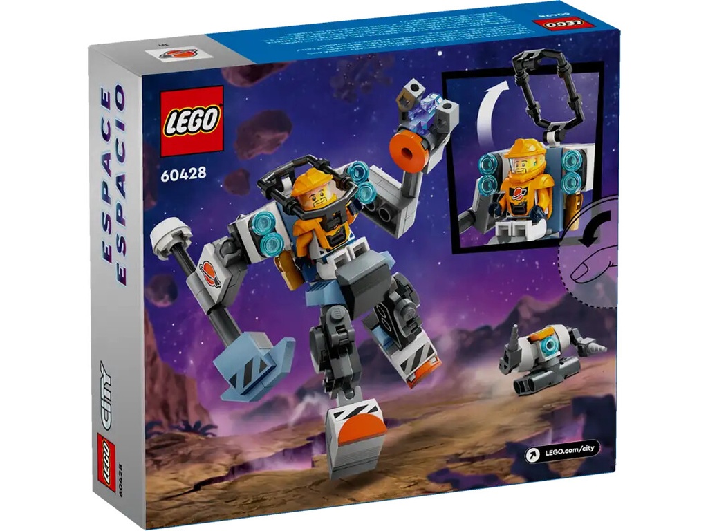 Lego City: Space Construction Mech 140pc 6+