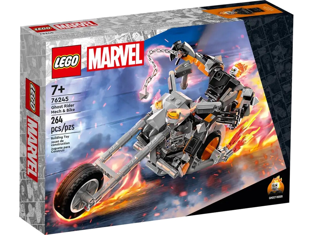 Lego Heroes: Ghost Rider Mech & Bike 264pc 7+