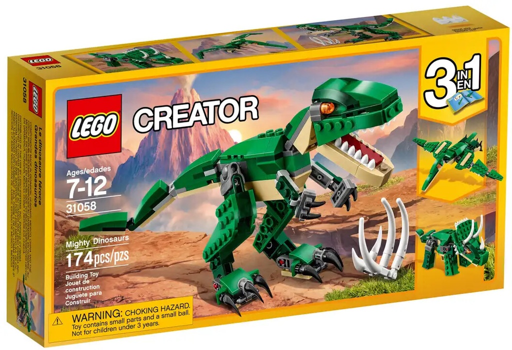 Lego Creator: Mighty Dinosaurs 174pc 7-12yrs