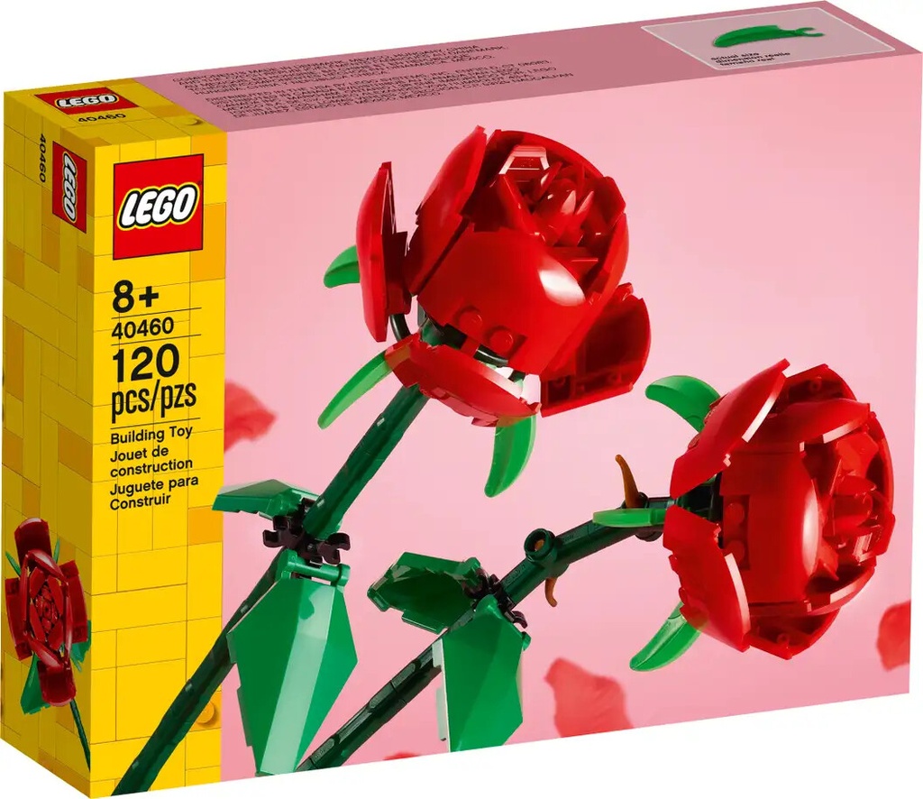 Lego Icons: Botanical Flowers - Roses 120pc 8+