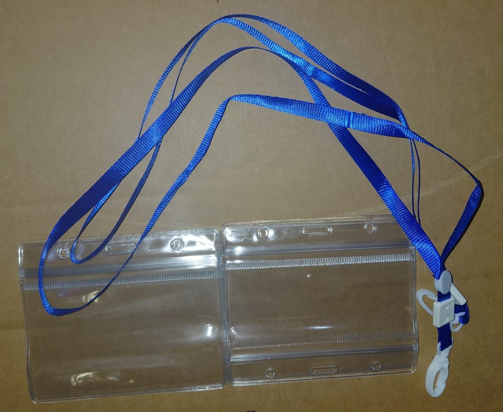 Name Badge HORIZONTAL w/String & Clip T2567 
