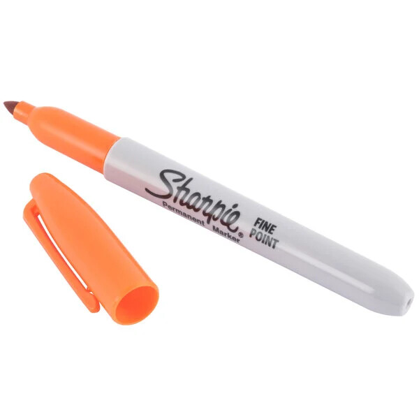 Sharpie #30036/30006 ORANGE Fine Markers  - (12/bx)