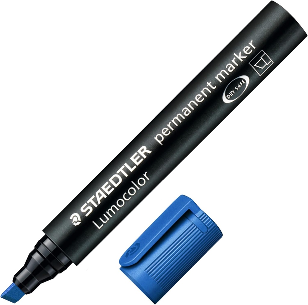 Staedtler #350-3 BLUE Perm Marker (Single) - (10/bx)