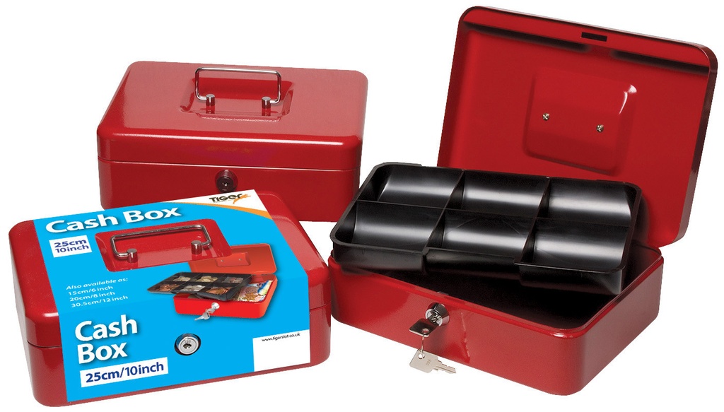 Cash Box 10" RED - Tiger