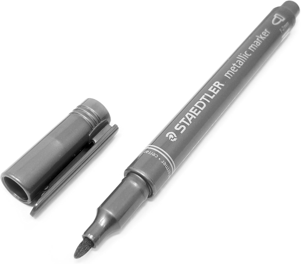 STAEDTLER #81 SILVER Metallic Marker  (Single) - (10/bx)