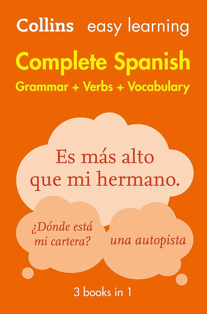 Easy Learning Complete Spanish Grammar, Verbs, Vocabulary