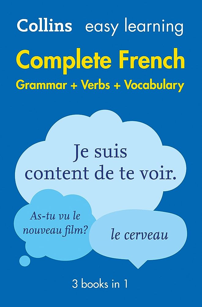 Easy Learning French Complete Grammar, Verbs, Vocabulary