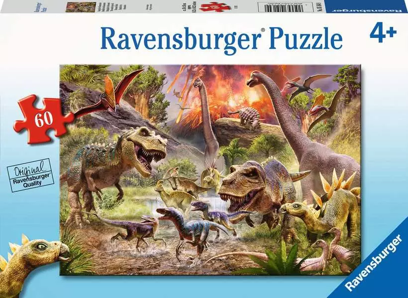 Dinosaur Dash 60pc Puzzle 4+