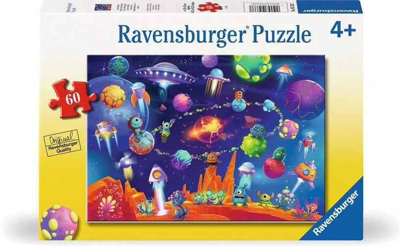 Space Aliens 60pc Puzzle 4+