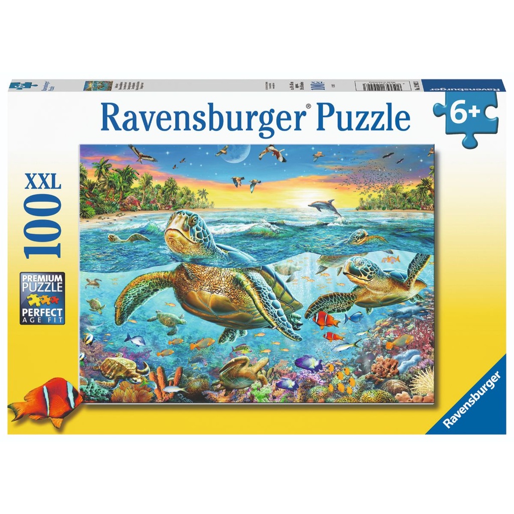 Swim With Sea Turtles 100pc XXL Puzzle 6+