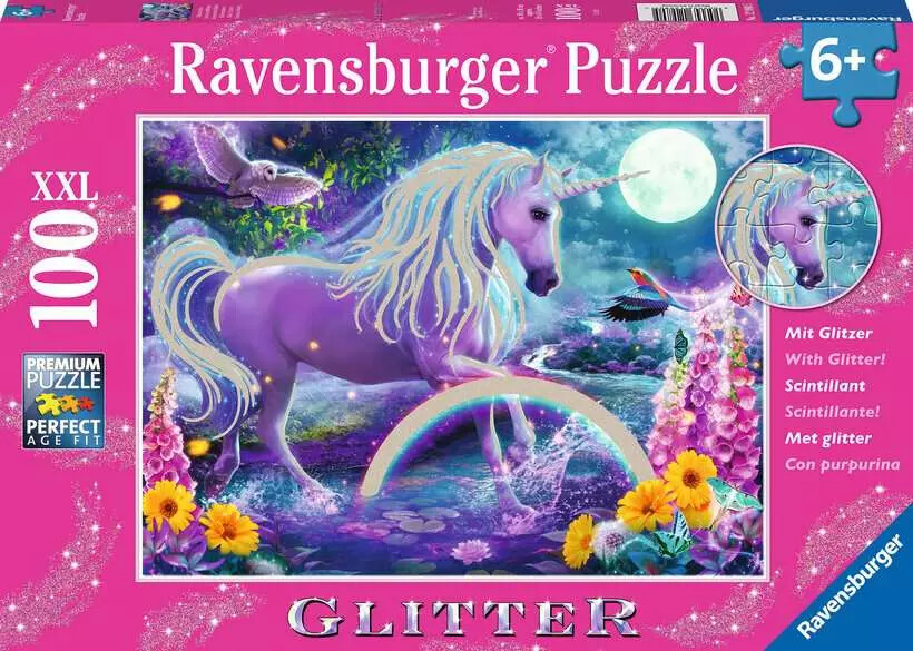 Glitter Unicorn 100pc XXL Puzzle 6+