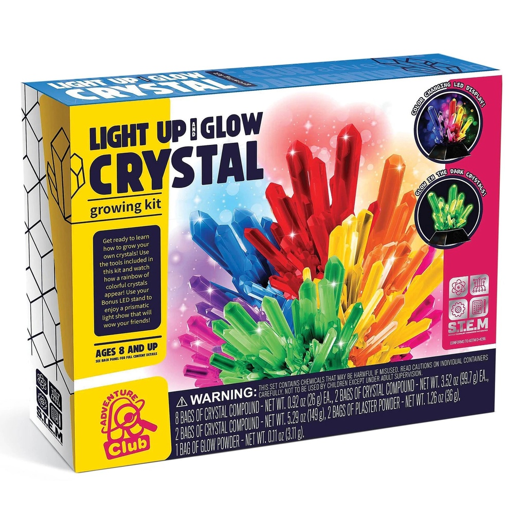 Ultimate Light-Up Crystal Growing Kit
