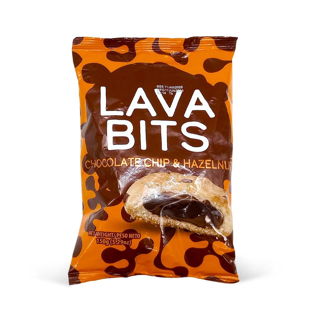 Lava Bits Chocolate Chip & Hazelnut Cookies 150G