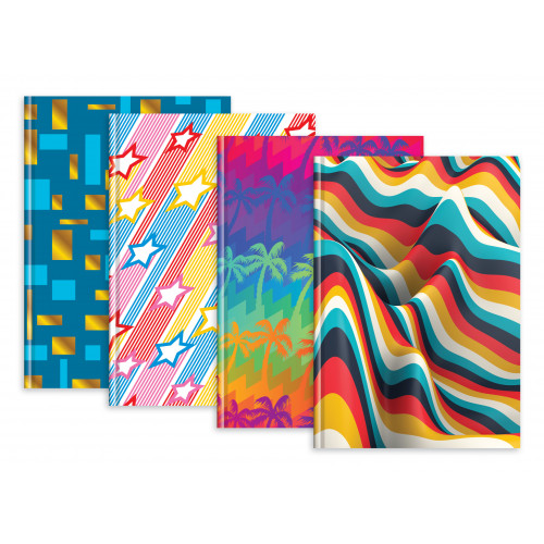 Notebook A4 FASHION Asst. Hard Cover