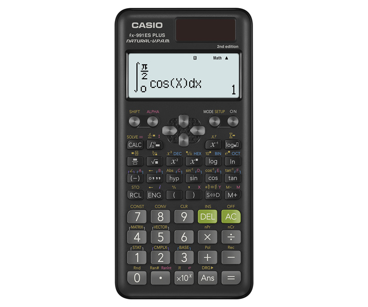 Casio Scientific #FX-991ESPLUS-2 12 Digit 417 Funct. Calc.