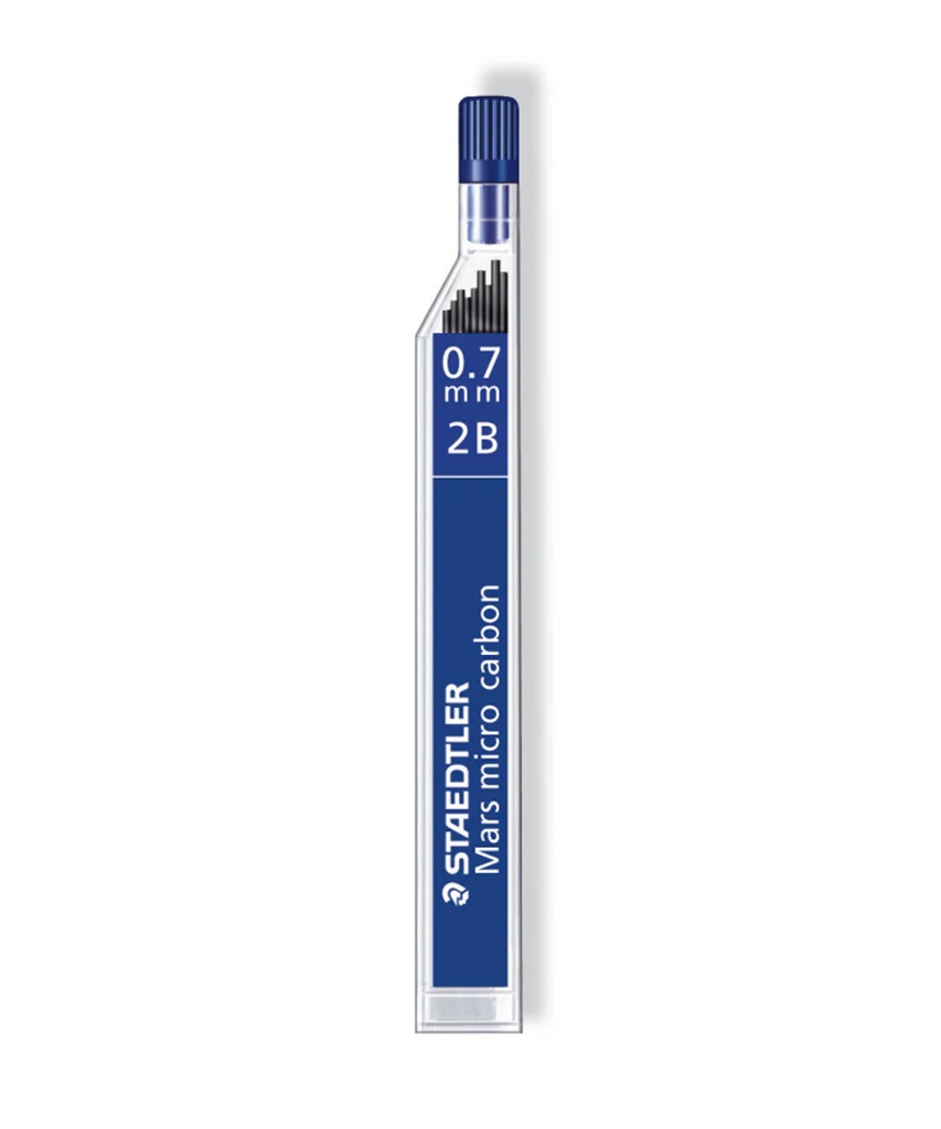 STAEDTLER Lead Refills 0.7mm 2B #250 07-2B (Per Tube)