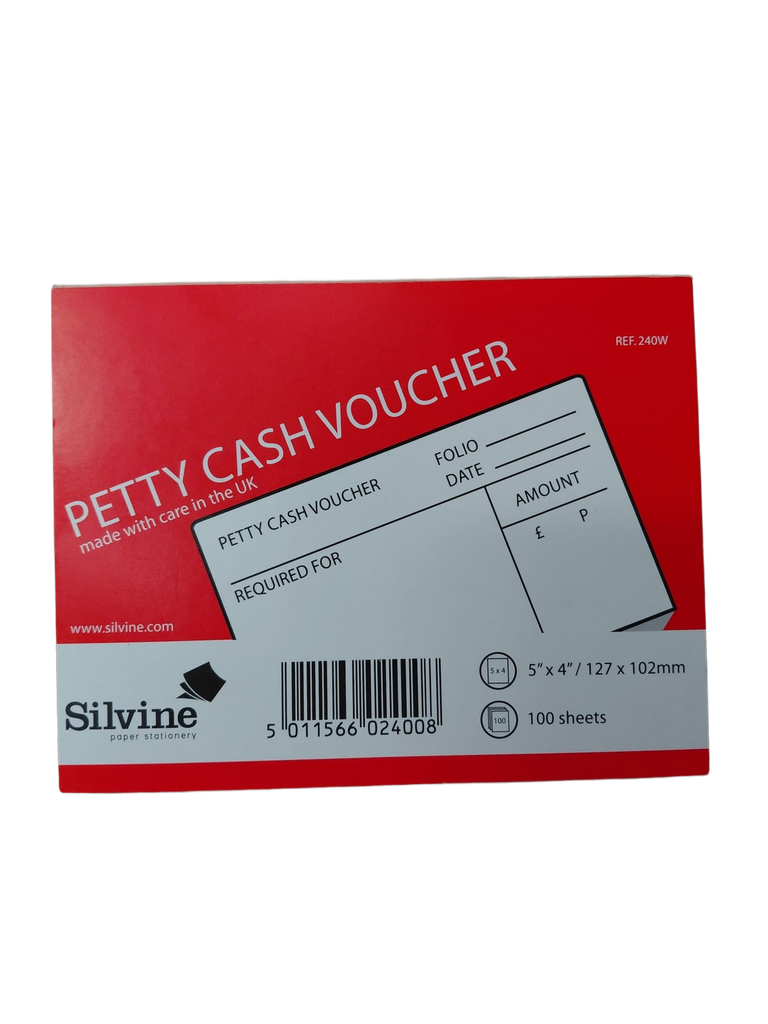 Petty Cash Voucher Pad 5x4" 100shts 