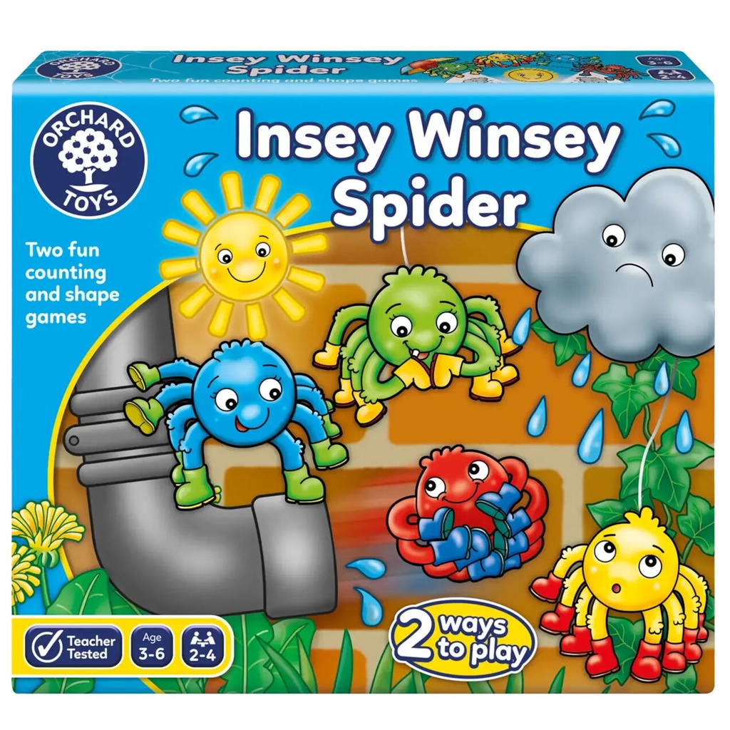Insey Winsey Spider Counting/Shapes Game 3-6yrs