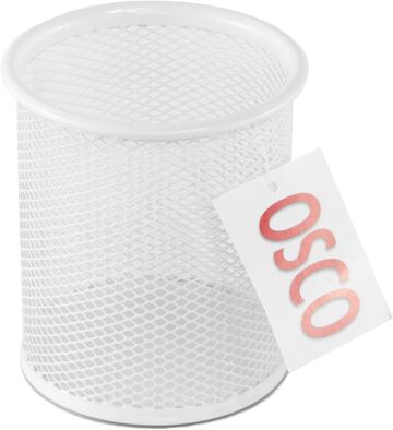 Pen Pot #PP1 Wiremesh WHITE