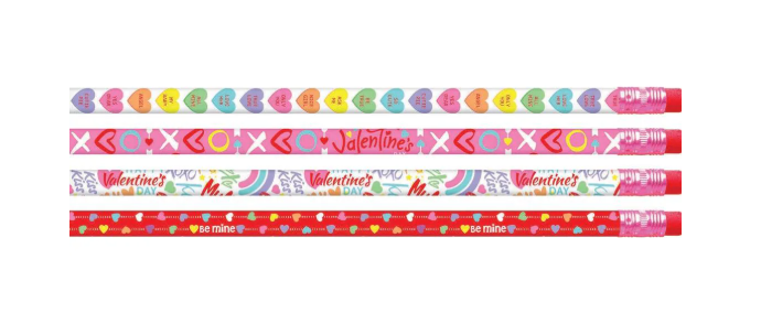 Moon HB Pencil "HAPPY VALENTINES DAY"