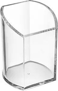 Pen Pot Curved #3090 ACRYLIC CLEAR