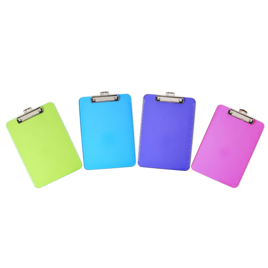 Clipboard L/S Asst. NEON Plastic #89770