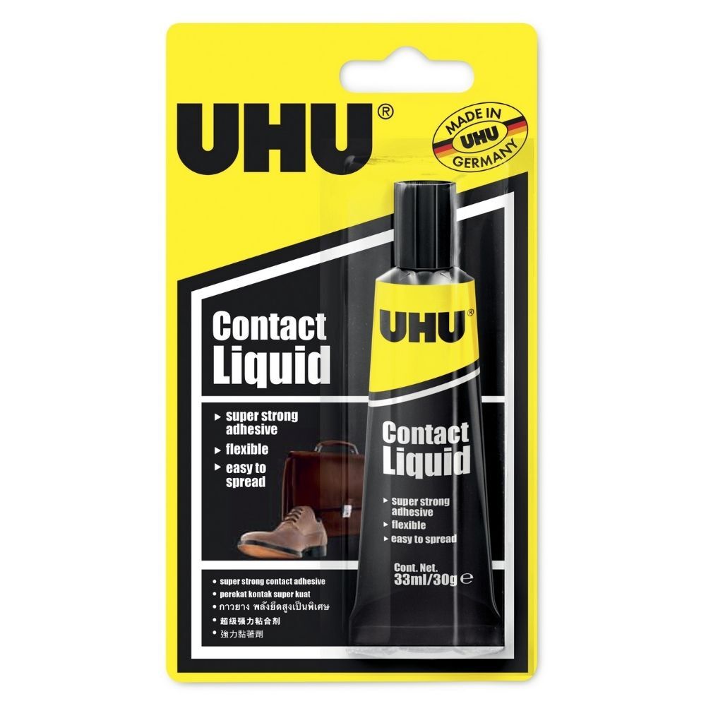 UHU #37625 CONTACT LIQUID Glue 33ml - (10/bx)