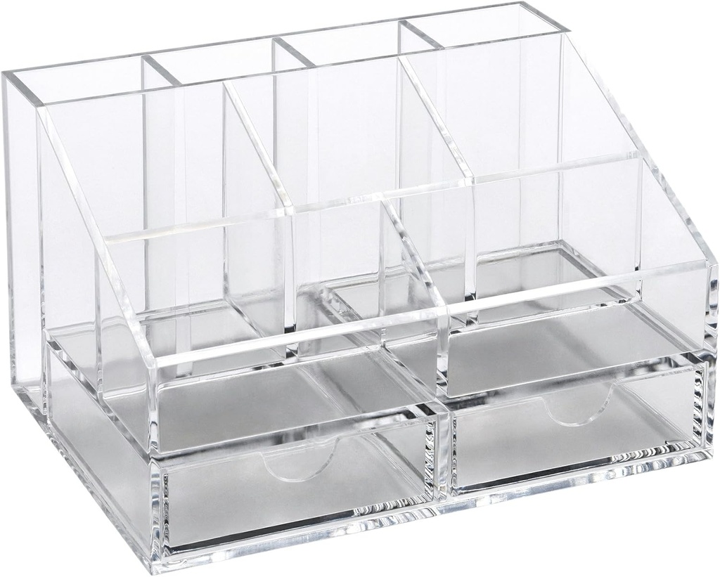 Multi Desk 2 Drawer Sorter #ADO2 ACRYLIC CLEAR