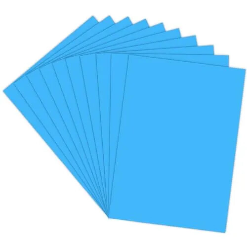Laser Card FLUORESCENT HOTS BLUE 176g L/S 100pk - Sale