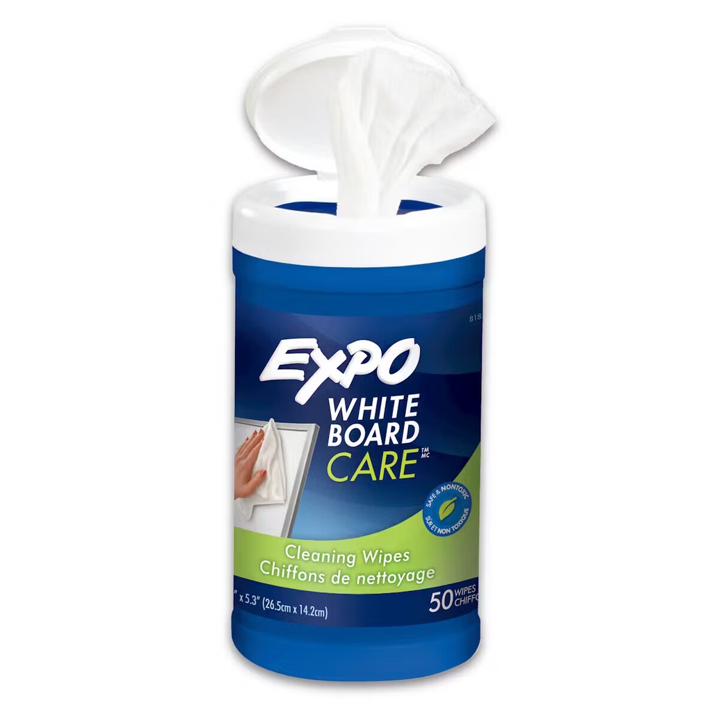 Expo Wipes  #81850 For Dry Erase Boards 50s Tub