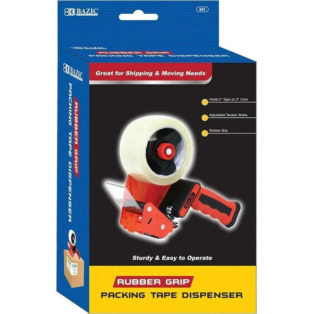 Sealing Tape Dispenser #991 Rubber Grip