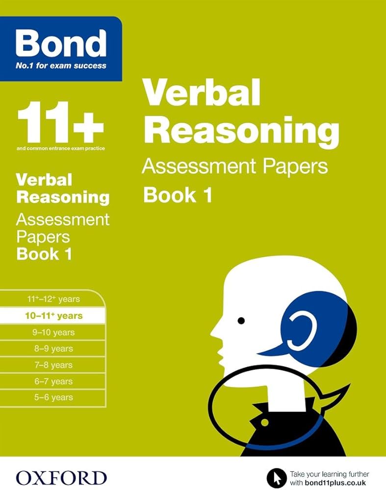 Bond Verbal Reasoning 10-11 Yrs Book 1 - 2024 Edition