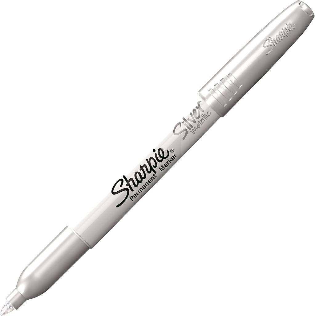 Sharpie #39100 Metallic SILVER Fine Markers - (12/bx)