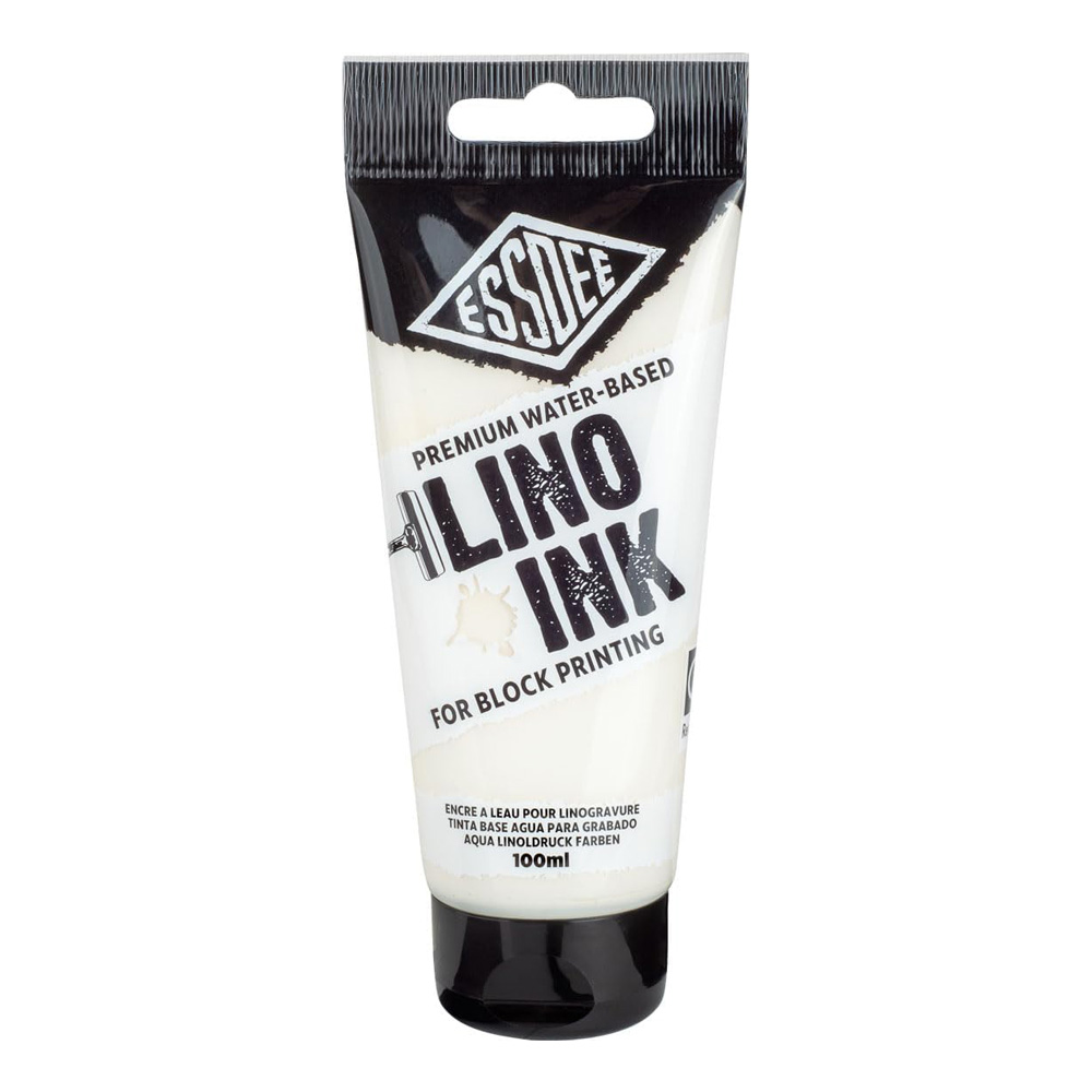 Essdee Block Printing Lino WHITE Ink 100ml #12R100