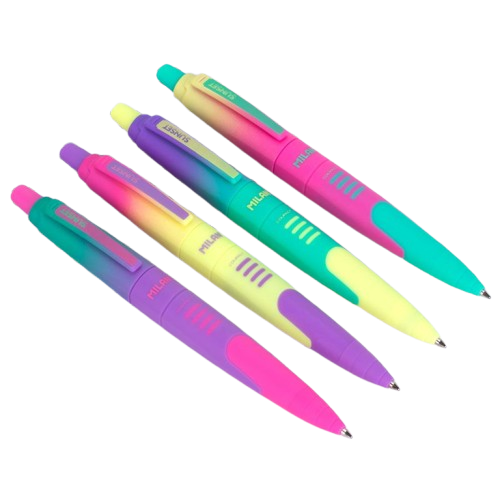 Milan SUNSET Compact BLUE 1mm BP Pen #176568920SN (Each) - (20/bx)