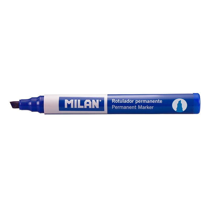 Milan Permanent BLUE Chisel Marker #16428121 (Each) - (12/bx)