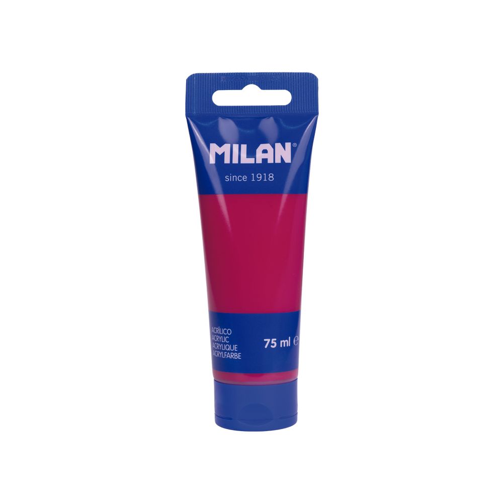 Milan Acrylic 75ml MAGENTA HIBISCUS PINK Tube Paint #101733
