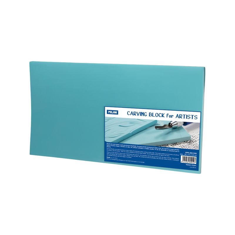 Milan Artist Blue Carving Block 28x15 #GPM2801506