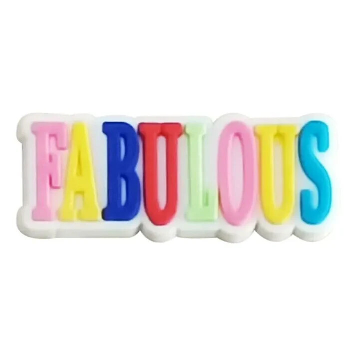 Croc Shoe Charm - FABULOUS #46-32
