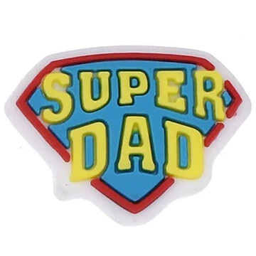 Croc Shoe Charms - SUPER DAD #46-103