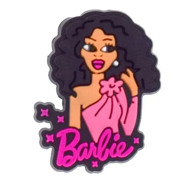 Croc Shoe Charms - COCKTAIL DRESS BARBIE #344-05