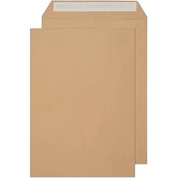 Manilla Envelopes 12x10" (254x305mm) Peel & Seal 100g SOLD SINGULAR - (50/pk - 1000/ctn)