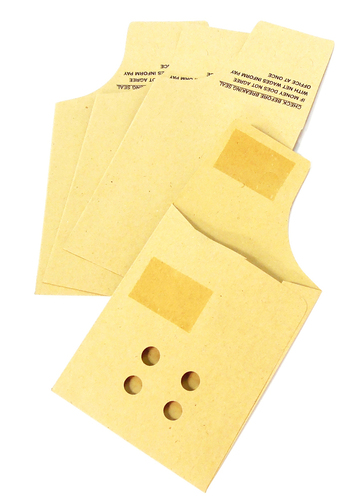 Manilla Wage Envelopes (120x98mm) W/Holes Easy Seal 100g SOLD 50pk Only - (4000/ctn)