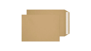 Manilla Envelopes 15x10" (254x381mm) Peel & Seal 100g SOLD SINGULAR - (50/pk - 500/ctn)